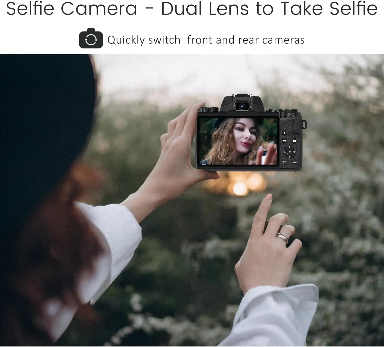Saneen Digital Camera, 4k Cameras, 64MP WiFi Touch Screen Vlogging Camera - 71gyho5cfvl._ac_sl1500_